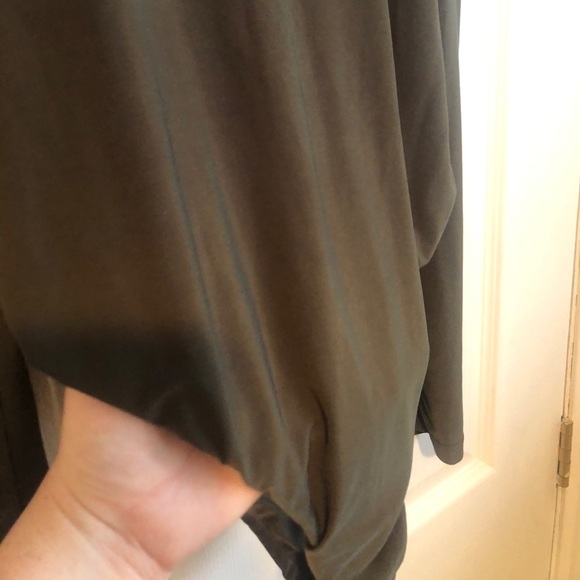 Silky Olive Green Bodysuit - Picture 5 of 5